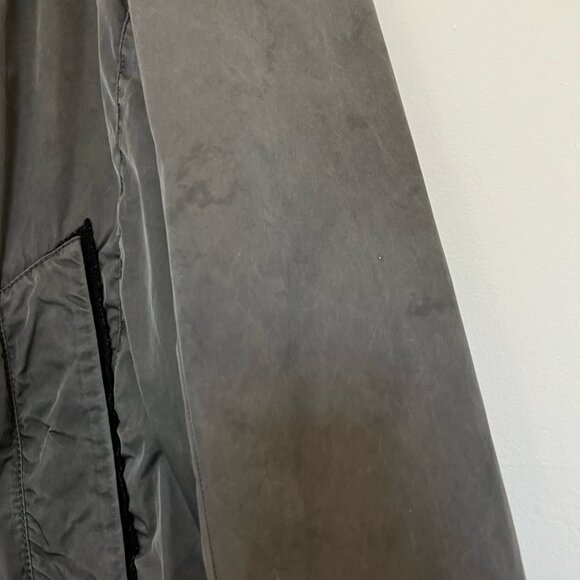 Transit Uomo Men's Medium Khaki Green Trench Coat Avant Garde Italian Designer M - Picture 4 of 5